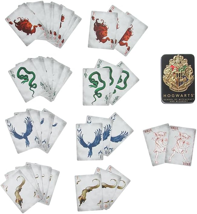 HARRY POTTER - HOGWARTS (PLAYING CARDS IN TIN)