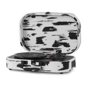 CROSLEY DISCOVERY PORTABLE TURNTABLE WITH BLUETOOTH IN/OUT - BLACK & WHITE