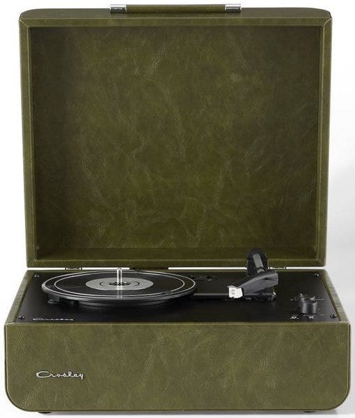 CROSLEY MERCURY TURNTABLE - FOREST GREEN