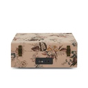CROSLEY VOYAGER PORTABLE TURNTABLE WITH BLUETOOTH IN/OUT - FLORAL
