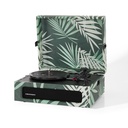 CROSLEY VOYAGER PORTABLE TURNTABLE WITH BLUETOOTH IN/OUT - BOTANICAL