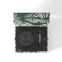 CROSLEY VOYAGER PORTABLE TURNTABLE WITH BLUETOOTH IN/OUT - BOTANICAL