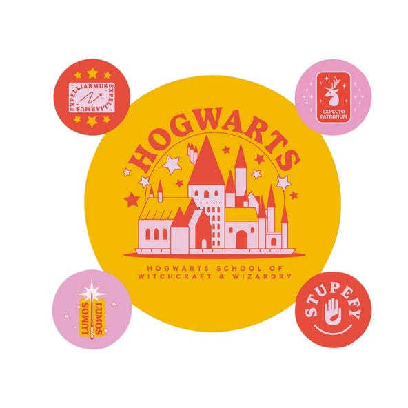 HARRY POTTER - WITTY WITCHCRAFT (VINYL STICKER PACK)