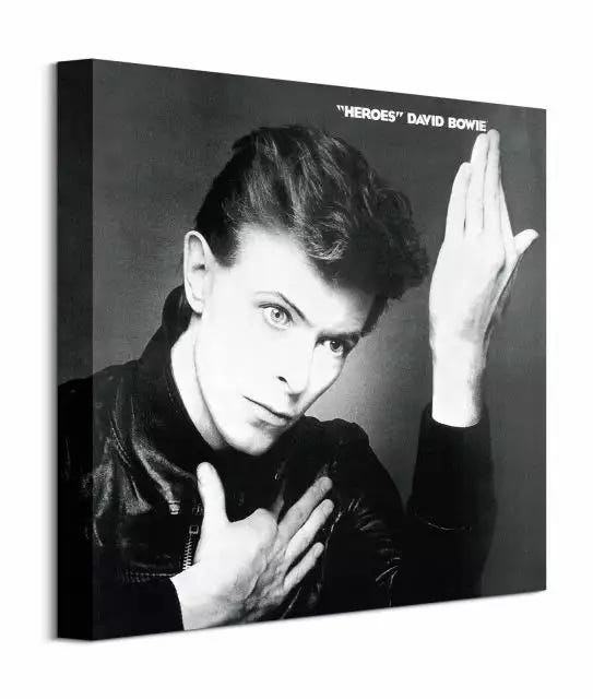 DAVID BOWIE - HEROES (CANVASS PRINT)