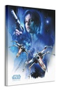 STAR WARS ROGUE ONE - JYN & X-WINGS (CANVASS PRINT)
