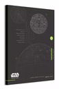 STAR WARS ROGUE ONE - DEATH STAR PLANS (CANVASS PRINT)