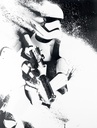 STAR WARS EPISODE VII - STORMTROOPER PAINT (CANVASS PRINT)