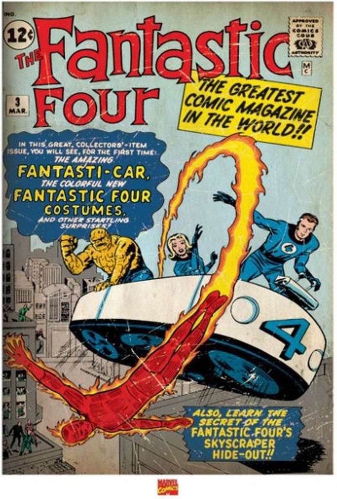 FANTASTIC FOUR - COVER (ART PRINT)