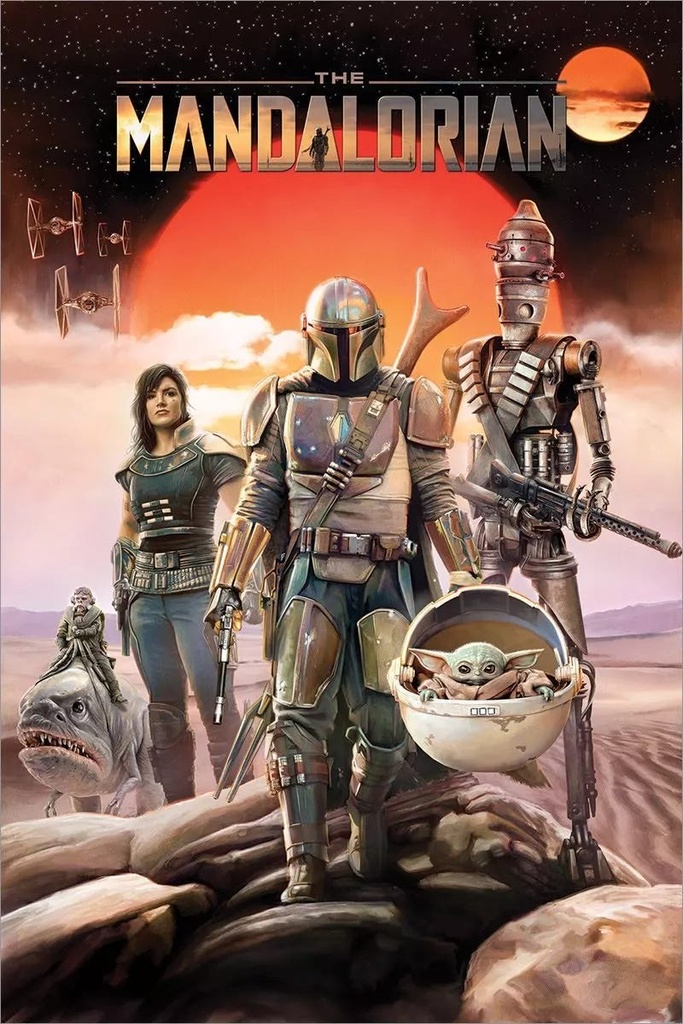 STAR WARS - THE MANDALORIAN GROUP (MAXI POSTER)
