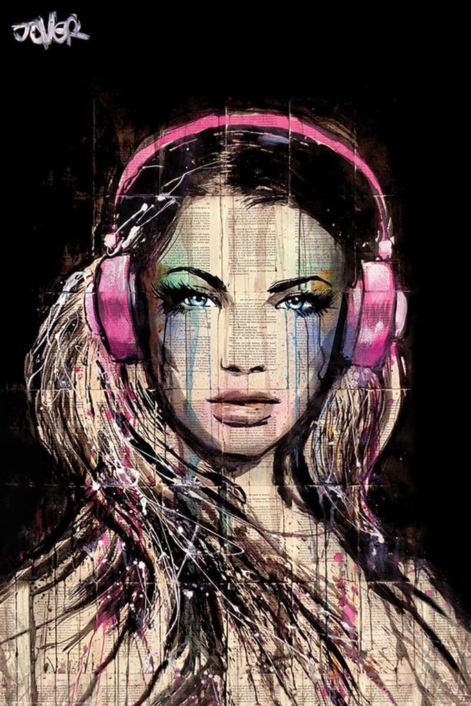 LOUI JOVER - DJ GIRL (MAXI POSTER)