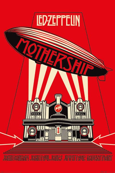 LED ZEPPELIN - MOTHERSHIP RED (MAXI POSTER)