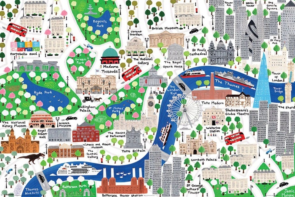 JAMIE MALONE - LONDON (MAXI POSTER)