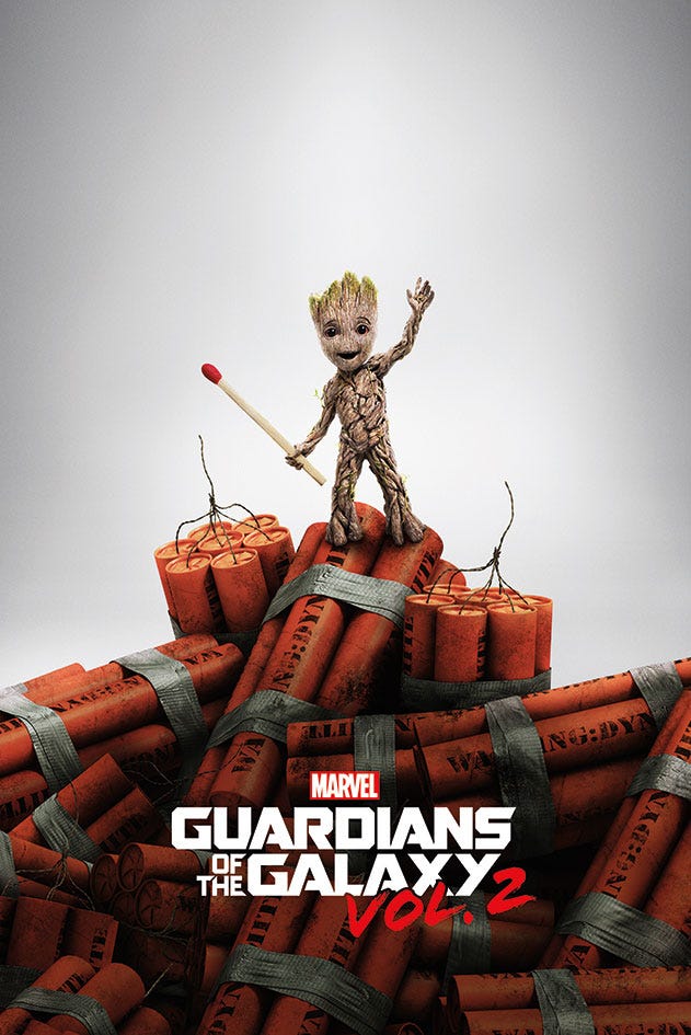 GUARDIANS OF THE GALAXY - VOL. 2 GROOT DYNAMITE (MAXI POSTER)