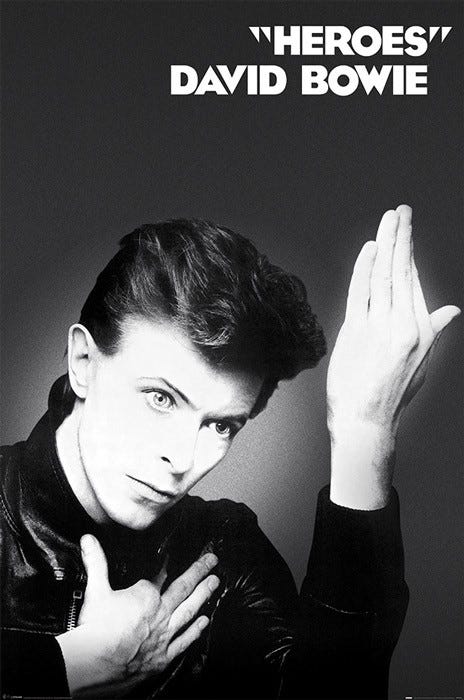 DAVID BOWIE - HEROES (MAXI POSTER)