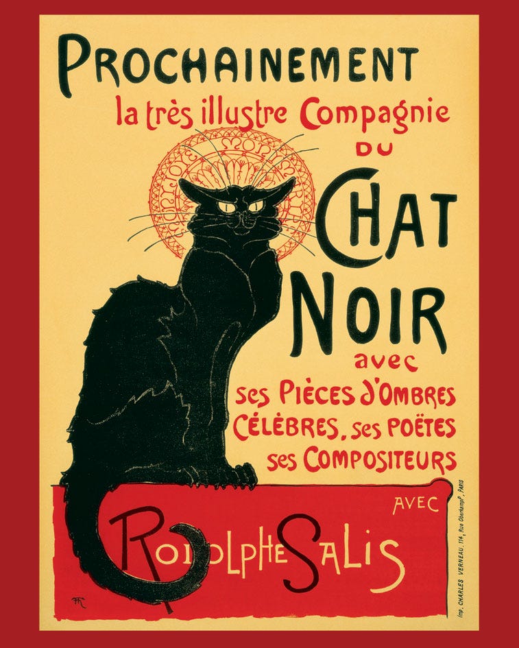 CHAT NOIR (MAXI POSTER)
