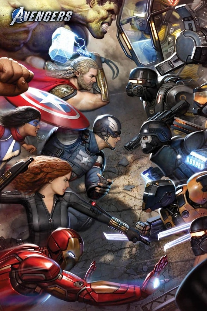 AVENGERS - GAMERVERSE FACE OFF (MAXI POSTER)