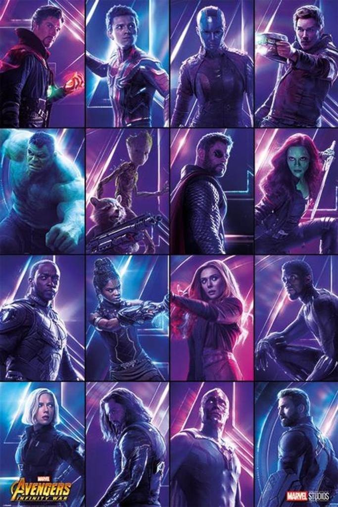 AVENGERS - INFINITY WAR HEROES (MAXI POSTER)