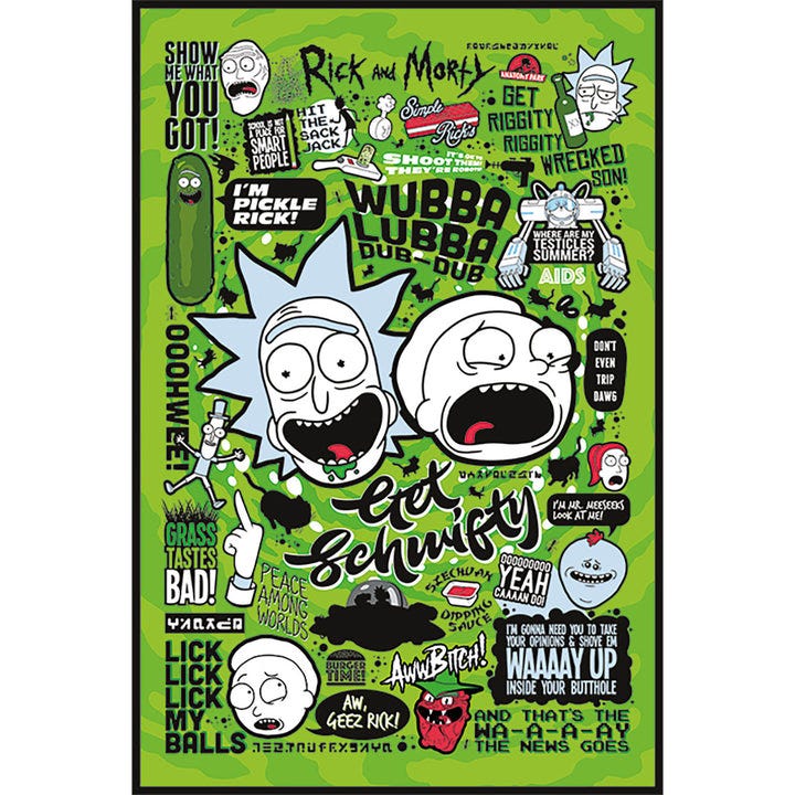 RICK AND MORTY - QUOTES (MAXI POSTERS)