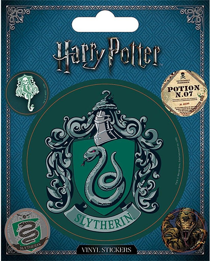 HARRY POTTER - SLYTHERIN (VINYL STICKER PACK)