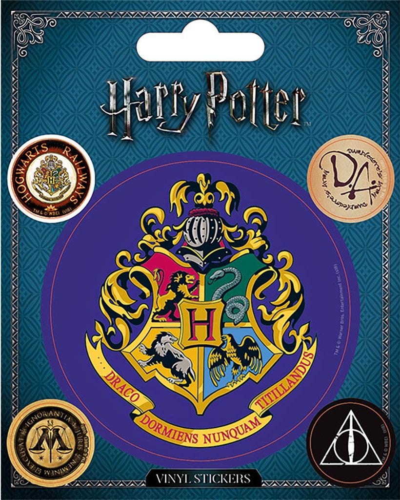 HARRY POTTER - HOGWARTS (VINYL STICKER PACK)