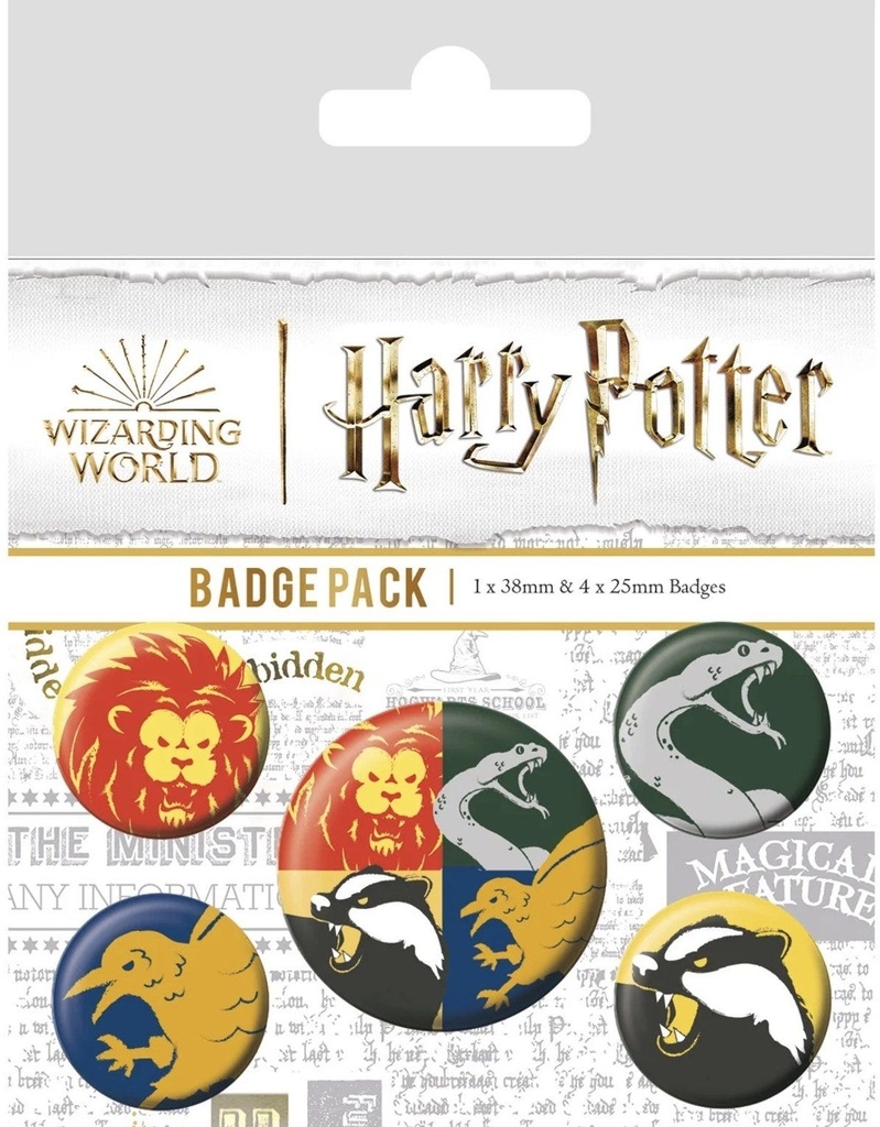 HARRY POTTER - CLUBHOUSE (BADGE PACK)