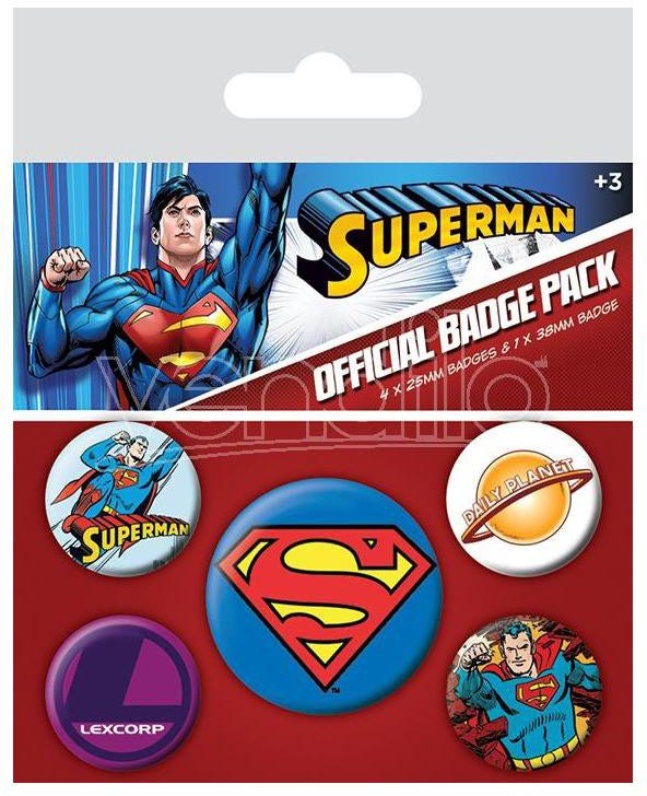 SUPERMAN - (BADGE PACK)
