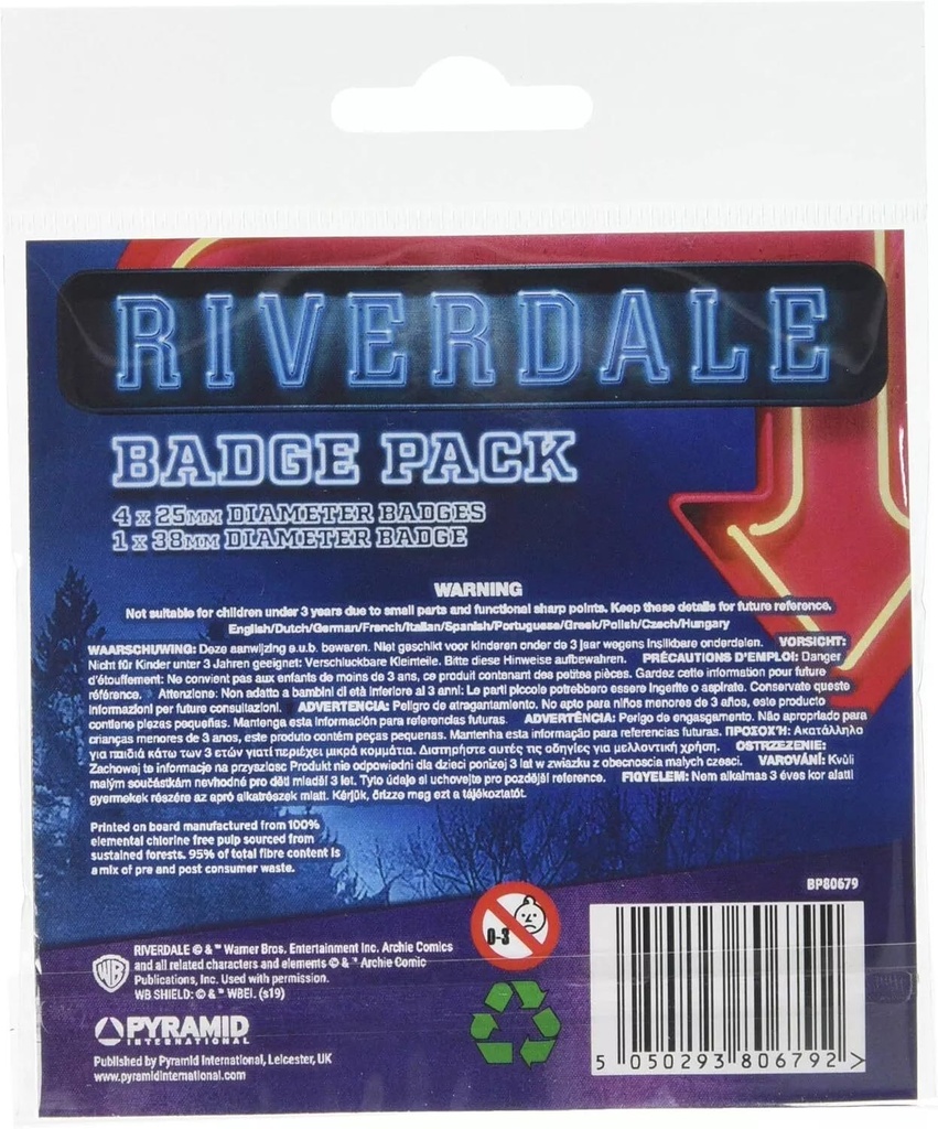 RIVERDALE - ICONS (BADGE PACK)