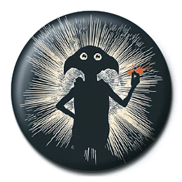 HARRY POTTER - DOBBY SILHOUETTE (BUTTON BADGE)