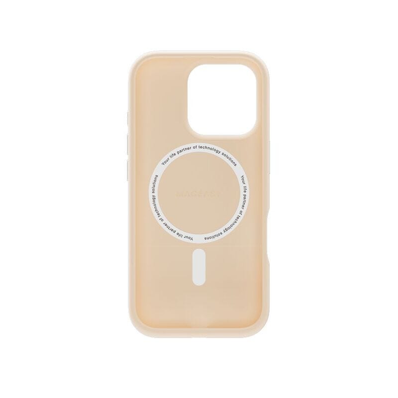 MAGEASY Vibrant MagSafe Shockproof Protective Case for 2024 iPhone 16 pro, 16 feet drop protection Rosé