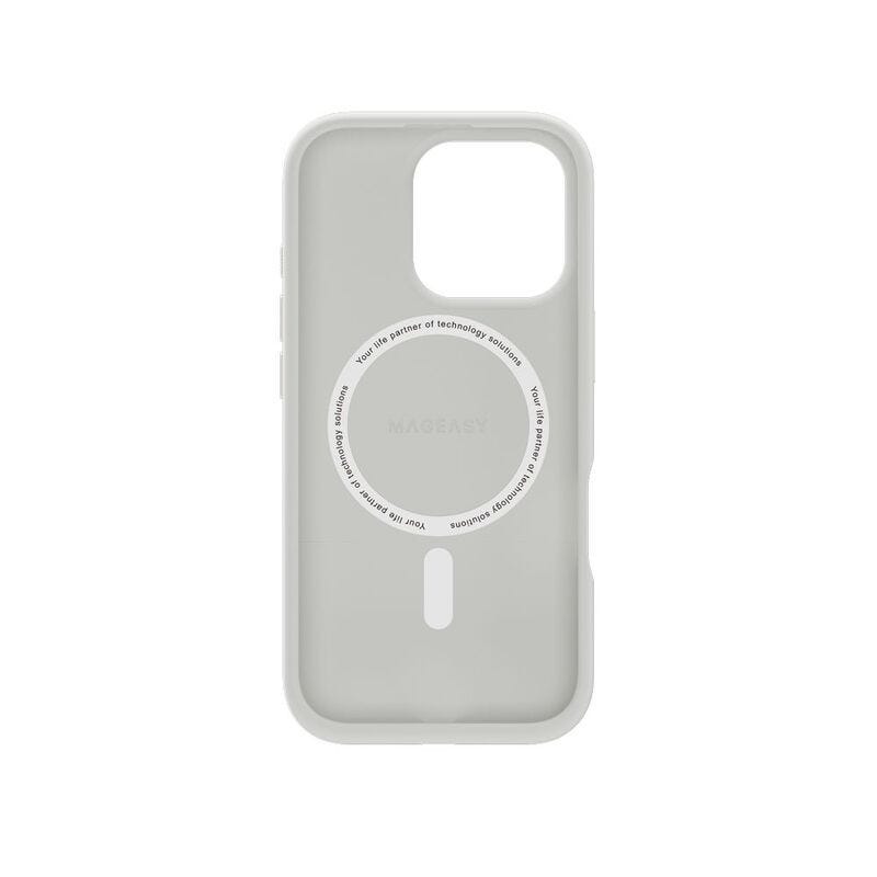 MAGEASY Vibrant MagSafe Shockproof Protective Case for 2024 iPhone 16 pro, 16 feet drop protection Titanium