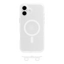 MAGEASY Vibrant MagSafe Shockproof Protective Case for 2024 iPhone 16 6.7, 16 feet drop protection Transparent
