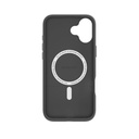 MAGEASY Vibrant MagSafe Shockproof Protective Case for 2024 iPhone 16 6.7, 16 feet drop protection Black