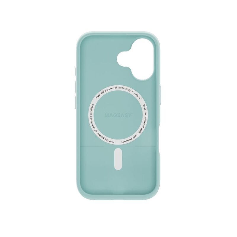 MAGEASY Vibrant MagSafe Shockproof Protective Case for 2024 iPhone 16 6.1, 16 feet drop protection Aqua