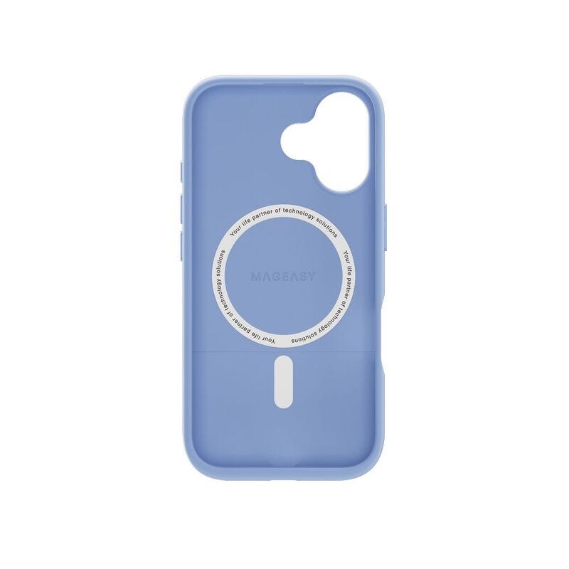 MAGEASY Vibrant MagSafe Shockproof Protective Case for 2024 iPhone 16 6.1, 16 feet drop protection Blue