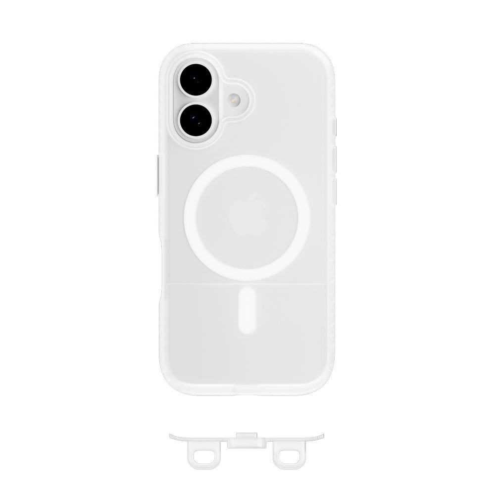 MAGEASY Vibrant MagSafe Shockproof Protective Case for 2024 iPhone 16 6.1, 16 feet drop protection Transparent
