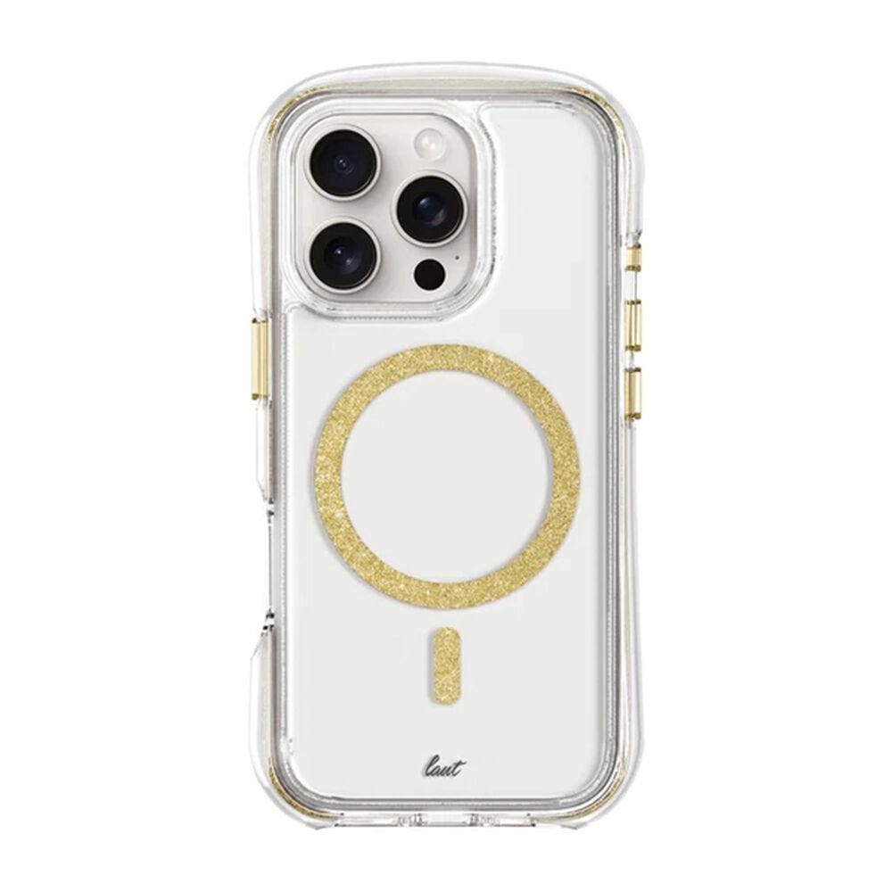 LAUT Aero Sparkle for iPhone 16 Pro - Crystal Gold