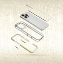 LAUT Aero Sparkle for iPhone 16 Pro - Crystal Gold