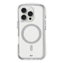 LAUT Aero Sparkle for iPhone 16 Pro - Crystal Silver