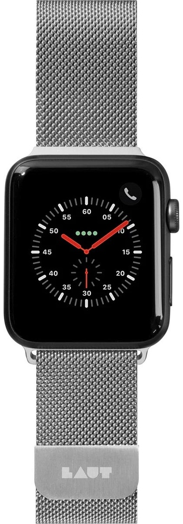 LAUT Steel Loop for AppleWatch 49/45/44/42mm- Silver