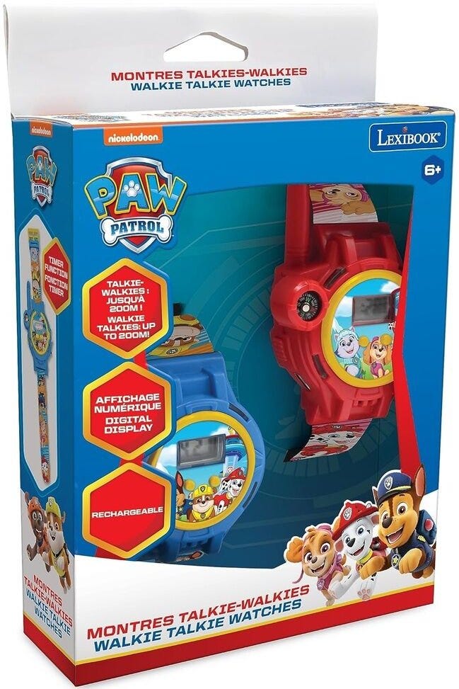 PAW PATROL DIGITAL WATCH WITH WALKIE TALKIE 200M