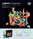 Magnetic Tiles 110pcs with Light