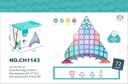 Diamond surface colored window magnetic sheet 72P