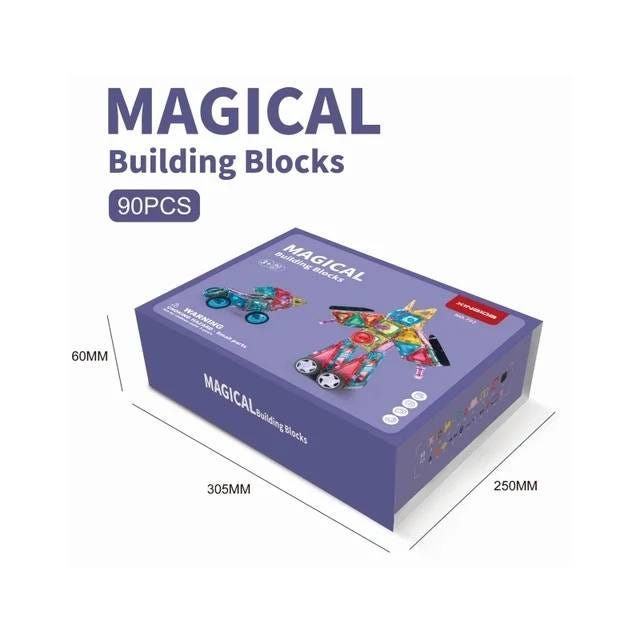 Magical building blocks 90 pcs