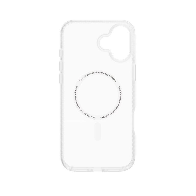 MAGEASY Vibrant MagSafe Shockproof Protective Case for 2024 iPhone 16 6.7, 16 feet drop protection Transparent