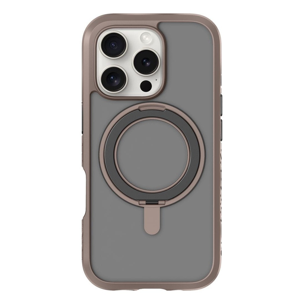 LAUT Crystal Matter for iPhone 16 Pro - Earth Brown