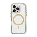 LAUT Aero Sparkle for iPhone 16 Pro - Crystal Gold