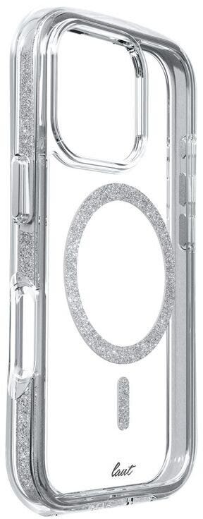 LAUT Aero Sparkle for iPhone 16 Pro - Crystal Silver