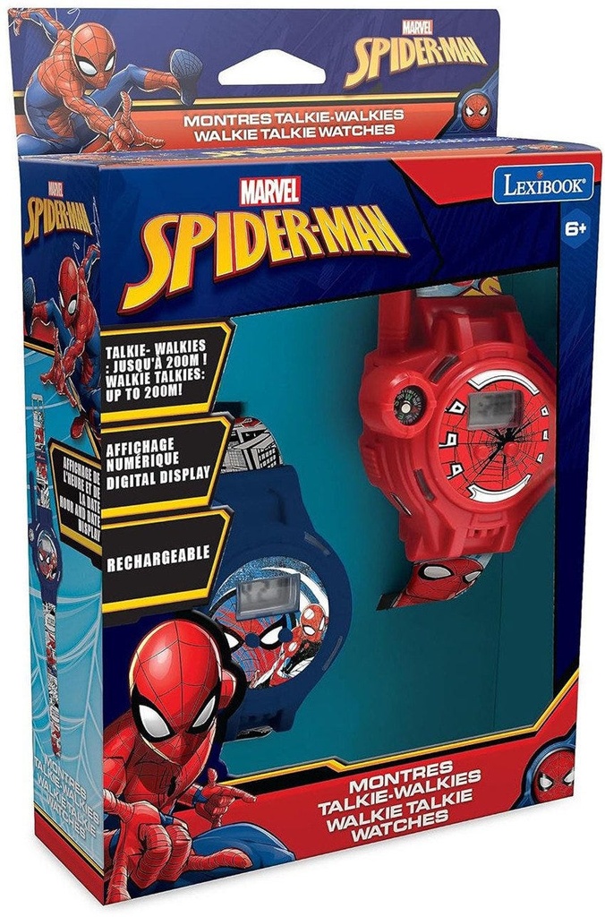 SPIDERMAN DIGITAL WATCH WITH WALKIE TALKIE 200M