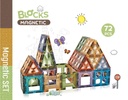 Magnetic Diamond building blocks 72Pcs