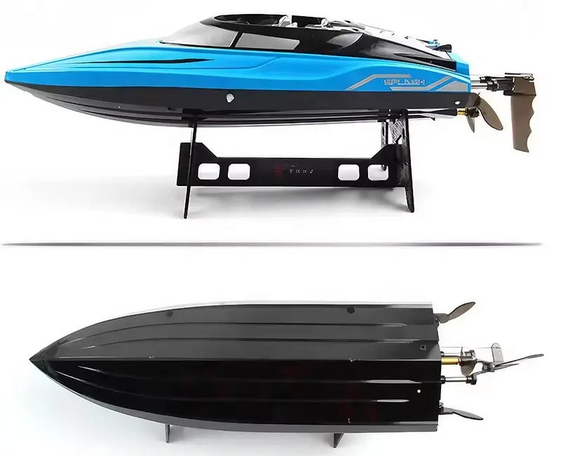 H108 Radio controlled High speed racing boat 1/36 scale